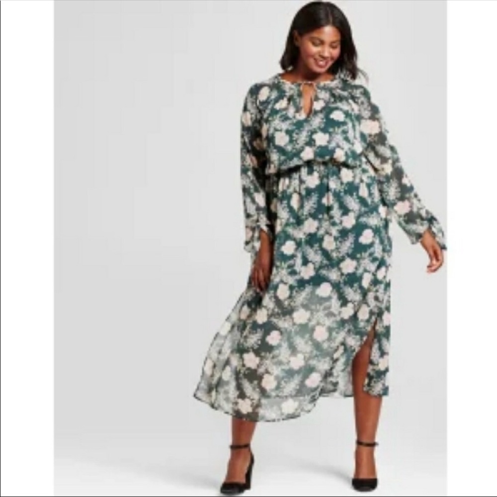 A New Day Floral Dress with slip dress